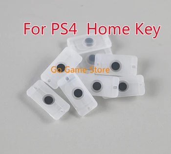 100 шт./лот для PS4 PlayStation JDS-001 010 Мягкая резиновая клавиша home, силиконовая проводящая клейкая кнопочная панель, клавиатура