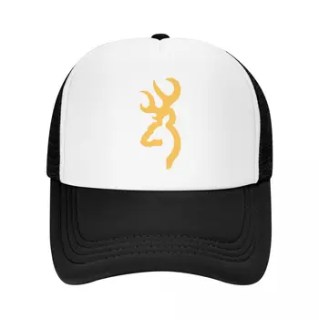Модная унисекс Шляпа дальнобойщика с логотипом Browning, регулируемая бейсболка для взрослых, мужская Женская уличная