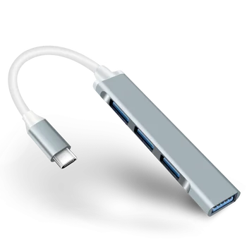 USB-Концентратор 3,0 Удлинитель 4 Порта Type C-USB Разветвитель для Аксессуаров Ноутбуков OTG Мульти Док-станция для Macbook 13 Pro Air PC