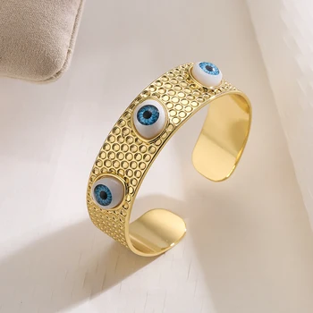 Высококачественные Синие браслеты от сглаза для женщин, винтажные браслеты, элегантные украшения на удачу, подарок для вечеринки знакомств
