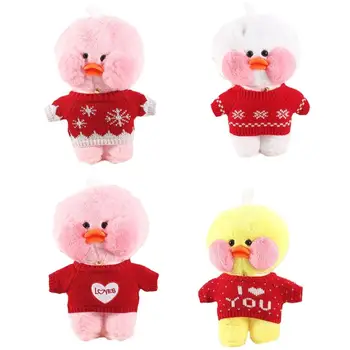 Аксессуары для плюшевых игрушек Mini Ducks, красный вязаный свитер, имитация DIY для куклы Clo Dropship