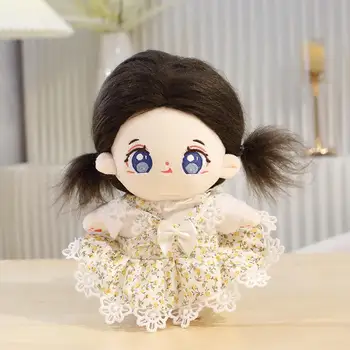 Привлекательная плюшевая кукла из полипропиленового хлопка Хлопковая кукла, не поддающаяся деформации Мягкая хлопковая куколка для развлечения