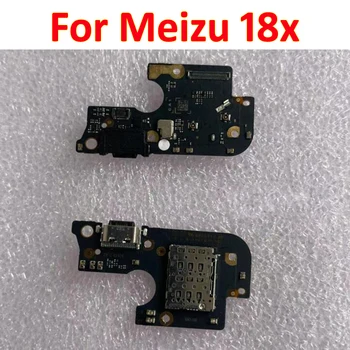 100% Оригинальная зарядная плата для Meizu 18x USB Plug Плата быстрой зарядки Зарядное устройство Гибкий кабель Микрофон Пластина для слота для sim-карты