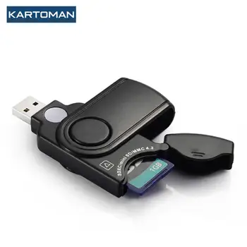 KARTOMAN usb 3.0 адаптер для чтения нескольких карт памяти cardreader для портативных компьютеров micro SD / TF microsd-ридеров