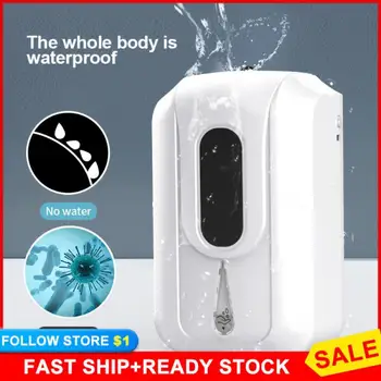 Дозатор мыла объемом 2200 мл, Самоклеящийся Настенный ручной дозатор мыла для индукции, дозатор мыла для мытья телефона в ванной комнате
