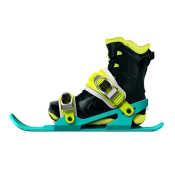 Детские/взрослые Мини-лыжные коньки для снега The Short Skiboard Snowblades Регулируемые крепления Портативная Лыжная обувь Snowboard