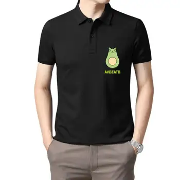 Распространенные повседневные футболки Avocado cats с авокадо, топы из чистого хлопка с круглым вырезом, мужские футболки, одежда в простом стиле