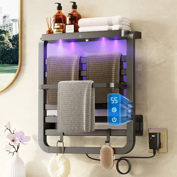 Электрическая вешалка для полотенец с УФ-лампами электрическая вешалка для хранения полотенец Smart Drying Warmer аксессуары для ванной комнаты