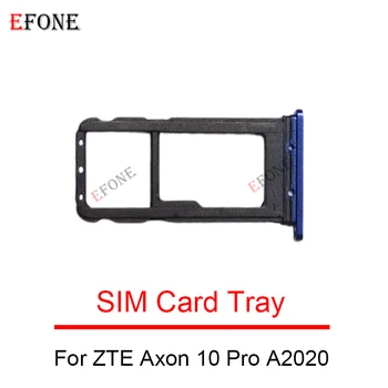 Для ZTE Axon 10 Pro A2020, держатель лотка для sim-карт, слот для SIM-карты, гнездо адаптера, Запасные Части