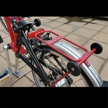 Задняя Q-образная стойка для велосипеда H & H из алюминиевого сплава 6061 для удобного перемещения brompton