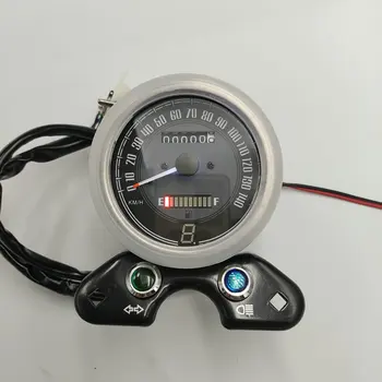 Ретро Мотоциклетный инструмент CG125 с USB-зарядкой, Измеритель пробега, промасленный мотоцикл Ranger GN125, Модифицированная кодовая таблица, деталь 