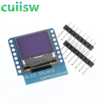 0,66 дюймовый OLED-Дисплей Модуль для WEMOS D1 MINI ESP32 Модуль Arduino AVR STM32 64x48 0,66 