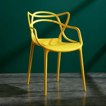 Уникальные дизайнерские уличные Эргономичные обеденные стулья в скандинавском стиле, современные аксессуары, мебель для гостиной El Hogar, Уличная мебель для салона красоты