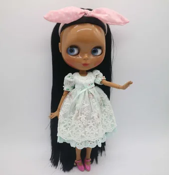 совместное тело Обнаженной Куклы черные волосы черная кожа Фабричная кукла Подходит Для Поделок Игрушки Для девочек