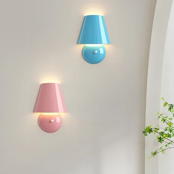 Настенный светильник Кровать в спальне Контактный выключатель Sunrei Простые современные настенные лампы для гостиной