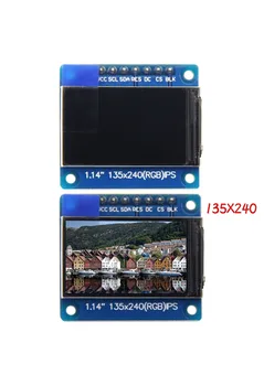 Полноэкранный модуль 1,14-дюймовый IPS TFT дисплей модуль цветного ЖК-экрана SPI последовательный порт 135x240