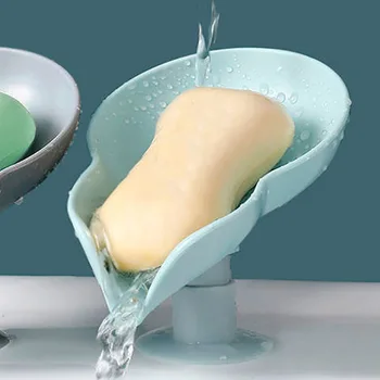 Новейший держатель мыла 2021 года Коробка для умывальника Мыльница Подставка для мыла для душа В ванной Губка Тарелка Для хранения Лоток Аксессуары для ванной Комнаты Гаджет
