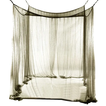 Черная москитная сетка для кемпинга на открытом воздухе Легкая портативная палатка от комаров Семейная палатка от москитов 3 размера