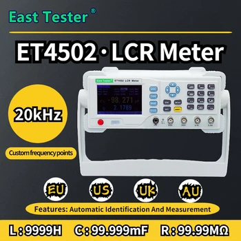 ET4502 ET4501 ET4510 Настольный Цифровой Измерительный Прибор LCR Мостовое Сопротивление Импеданс Емкостный Прибор USB TFT Дисплей