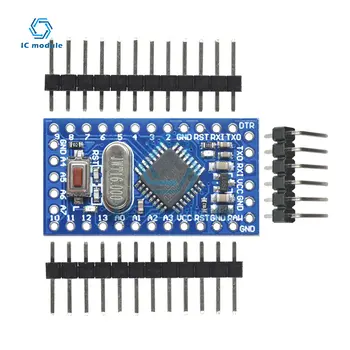 Pro Micro Atmega168 5V 16M Оригинальный Чип Plug-in Crystal Oscillato Заменяет Загрузчик ATmega328 Для Arduino Pro Mini с заголовком