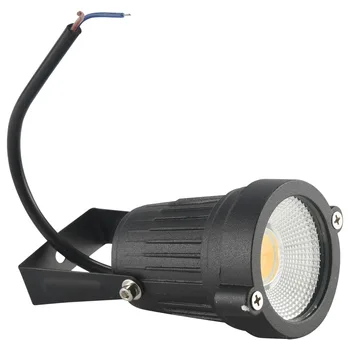 COB 3 Вт 12 В светодиодный светильник для газона, водонепроницаемый светодиодный прожектор, садовый светильник, наружный прожектор (без столбов теплых цветов)