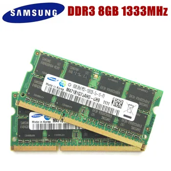 Оперативная память ноутбука Samsung 8 ГБ 4 ГБ 2 ГБ 1 ГБ DDR3 DDR3L PC3 PC3L 1066 1333 1600 Память ноутбука 10600S 1G 2G 4G 8G SODIMM