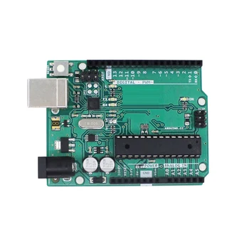 Для Arduino UNO R3 Плата Разработки ATmega328P 32KB Arduino MCU Материнская Плата для обучения Программированию на языке C