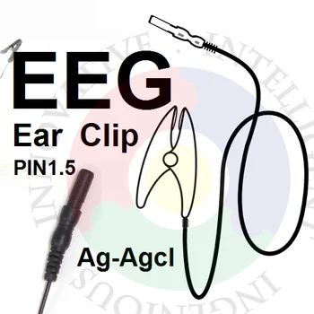 Усовершенствованный электрод-зажим для ушей для ЭЭГ, электрод-зажим из хлорида Тремеллы, подходит для Openbci и других модулей ЭЭГ