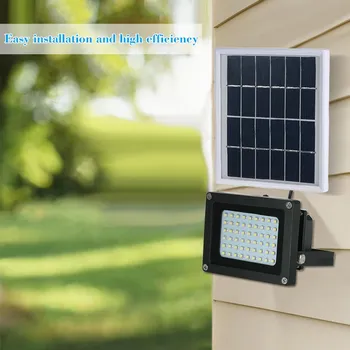 Прожектор на солнечных батареях LED Solar Lights IP65 Водонепроницаемые наружные охранные фонари для дома, сада, газона Прямая поставка