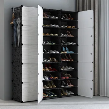 Многокубовый обувной шкаф Модульный Домашний органайзер для хранения 