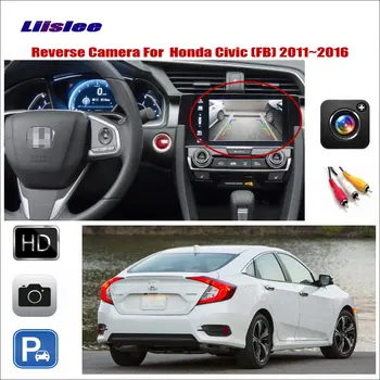 Для Honda Civic 2011-2016 Камера заднего вида для автоматической парковки HD CCD Ночного Видения Разъем адаптера RCA Аксессуары