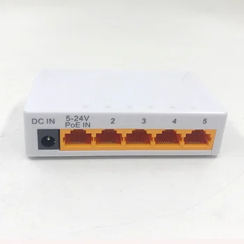 1 шт. 100 Мбит/с 5 портов Mini Fast Ethernet LAN Сетевой коммутатор RJ45 Switcher Hub Поддержка VLAN Горячая РАСПРОДАЖА