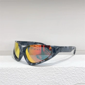 Солнцезащитные очки B0202 Женские Роскошные линзы UV400, Разноцветный ацетат 