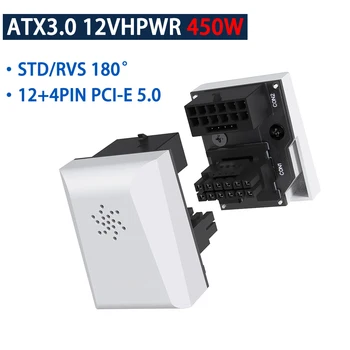 Видеокарта PCIe5.0 ATX3.0 12VHPWR 12 + 4 16Pin 450 Вт Кабель Питания Адаптер Разъемы 90/180 ° Для RTX 4090 4080 4070 Ti