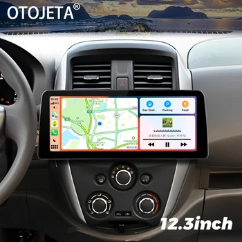 Автомобильный видеоплеер Android 13 с экраном 12,3 дюйма 1920*720, радио 2Din, стерео для Nissan Sunny 2015, мультимедийное головное устройство GPS Carplay