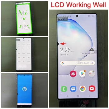 Линейный точечный дефект для Samsung Galaxy Note 10 plus ЖК-дисплей Для сенсорного экрана Samsung Note10 + N975F SM-N9750 Точка отображения