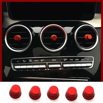 5 шт./компл. ручка розетки кондиционера крышка кнопки переключения для Mercedes-Benz GLC C-class C200 C180L