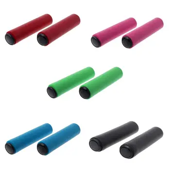 Велосипедные ручки Силиконовые Губчатые Ручки для руля Мягкие Велосипедные ручки для велосипедного руля G32E