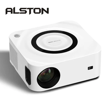 ALSTON Y9 Проектор Full HD 1080P Интеллектуальный Проектор С Поддержкой 4K Android WiFi Смартфон TV box с Подарком