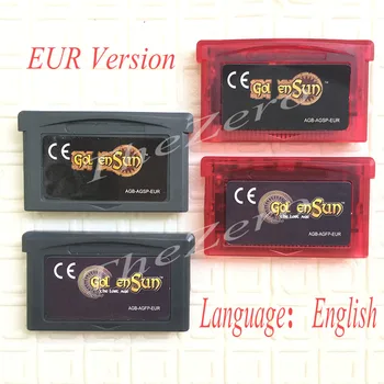 Золотое Солнце The Lost Age для 32-битного портативного плеера, картридж для видеоигр, консольная карта, наклейки версии EUR