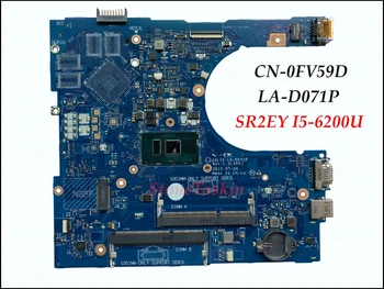 Оптовая продажа AAL15 LA-D071P для Материнской платы ноутбука Dell Insprion 5559 CN-088XGN 88XGN SR2EU I3-6100U DDR3L 100% Протестировано