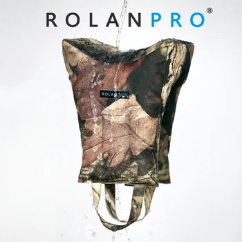 ROLANPRO Водонепроницаемая подушка с окошком для объектива, подушка для телеобъектива, сумка для фотографий (пустая сумка) Для охоты на открытом воздухе
