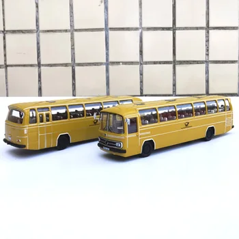 Литье под давлением в масштабе 1: 87 BenzO302 Общественный транспорт Автобус Коллекция моделей легкосплавных автомобилей Подарок и игрушка для хобби Дисплей Сувенир для мальчиков