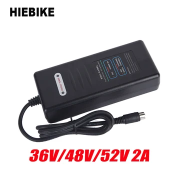 Зарядное устройство для электрического велосипеда 36v/48v/52v 2A AU/EU/US/UA Зарядное устройство для Ebike с разъемом DC2.1 для Литиевой батареи 36/48/52v