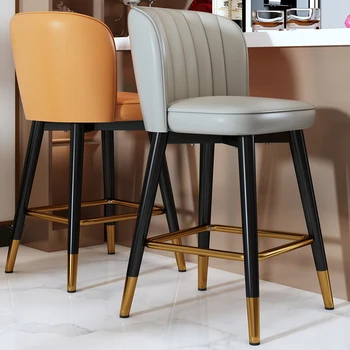 Обеденные стулья со спинкой в скандинавском стиле, обеденные стулья класса люкс в современном минималистичном стиле, Высокие барные стулья Eetstoelen Предметы домашнего обихода WZ50DC