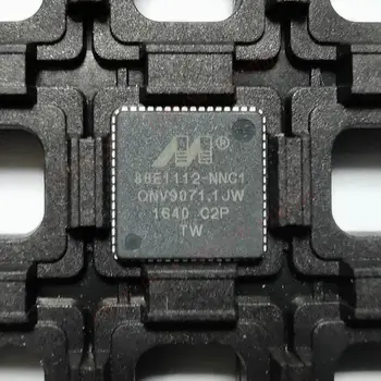 88E1112-C2-NNC1I000 QFN 64 ALASKATM ULTRA PHY С ДВУМЯ SERDES 88E1112-NNC1 Встроенный приемопередатчик 10/100/1000 Gigabit Ethernet