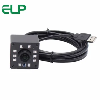 ELP Широкоугольная мини-USB-камера 1.3MP 960P CMOS AR0130 IR Cut IR Led Day Night Vision CCTV Промышленная плата usb-модуль камеры
