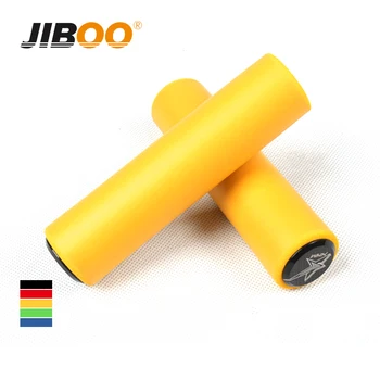 JIBOO 1 Пара Новых MTB Grip Мягкие Силиконовые Удобные Ручки для руля велосипеда 130 мм Ручка для горного велосипеда Велосипедные Запчасти