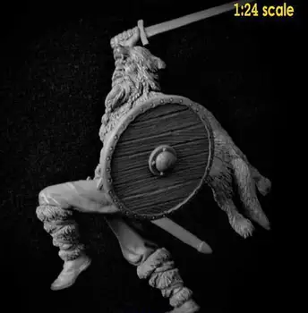Древний воин в разобранном виде 1/2475 мм с фигуркой из смолы на основе миниатюрных модельных комплектов Неокрашенный
