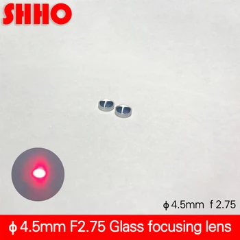 Диаметр 4,5 мм фокусное расстояние 2,75 мм линзы с асферическим покрытием из стекла лазерный коллиматор аксессуары производитель оптических линз